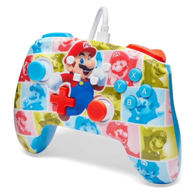 Mando PowerA Mario Hero Reel Nintendo Switch