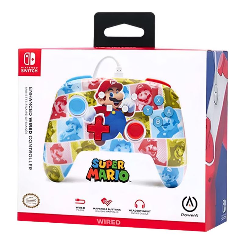Mando PowerA Mario Hero Reel Nintendo Switch
