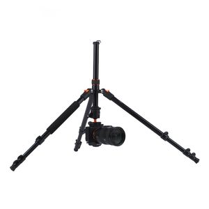 Trípode K&F Concept SA234 de aluminio, altura ajustable, rótula de bola panorámica, carga máxima 10 kg