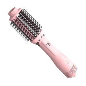 Cepillo secador ovalado Vex beauty 1200W, tecnología iónica, recubrimiento de cerámica, 2 velocidades, rosado
