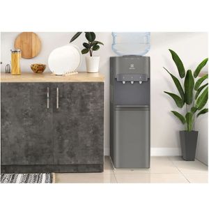 Dispensador de agua Electrolux EA11SR, 3 temperaturas, compresor R600a, seguridad antiquemaduras, bandeja removible