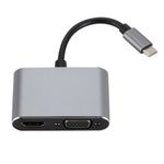 Adaptador-USB-C-a-HDMI-4K---VGA-2-1080p-Plug---Play-compatible-con-laptops-tablets-y-smartphones