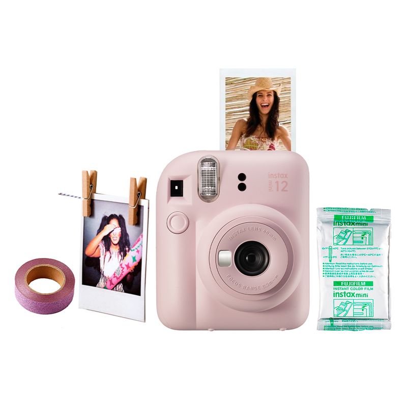 Camara-Instax-Fujifilm-Mini-12-rosa-flor_1