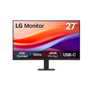 Monitor curvo LG 27U421A-B  27" FHD VA (1500R), 100 Hz, USB-C (15W), HDMI, Audio-Out, negro