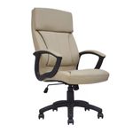 Silla-de-oficina-presidente-Valencia-Beige-mobelArt-acolchada-en-cuerina-brazos-con-codera-base-de-nylon