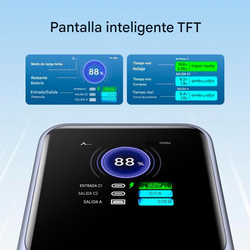bateria-externa-ugreen-25000mah-200w-negro-7