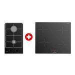 Combo--Encimera-induccion-Set1660--60-cm---gas-vidrio-templado-30-cm-negro_1