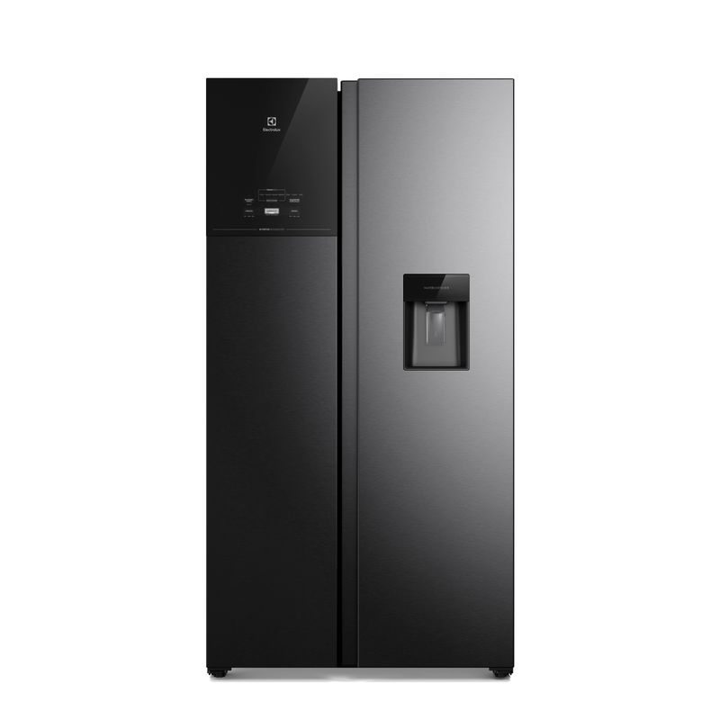 Refrigeradora-Frost-Free-Inverter-611L-Side-by-Side-Electrolux-ERS65F2P5BB-AutoSense-Cajon-Fresh-Flex-IceMax-negro