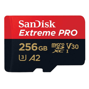 Micro SD SanDisk Extreme PRO 256GB, velocidad de lectura 200 MB/s, escritura 140 MB/s