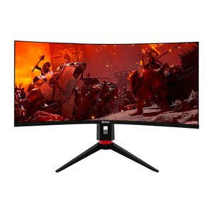 Monitor gamer curvo 34"  Teros TE-3411G Panel VA, WQHD(3440 x 1440), 180 Hz, 1ms, entradas HDMI/ DisplayPort