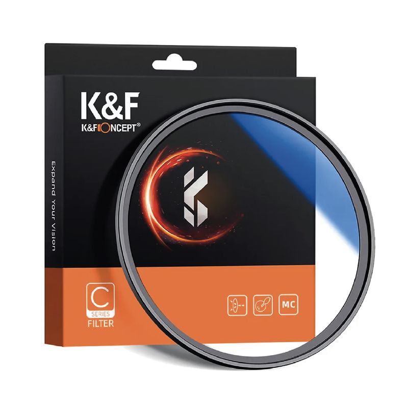 Filtro-UV-72mm-K-F-Concept-Blue-Multi-Coated-Slim-cristal-optico-japones-marco-ultradelgado-de-aluminio-negro
