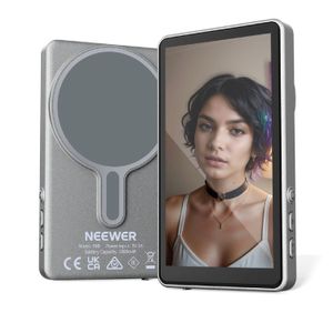 Pantalla monitor para selfies Neewer BASICS F4B, 4 pulgadas, conexión magnética, control remoto bluetooth, gris