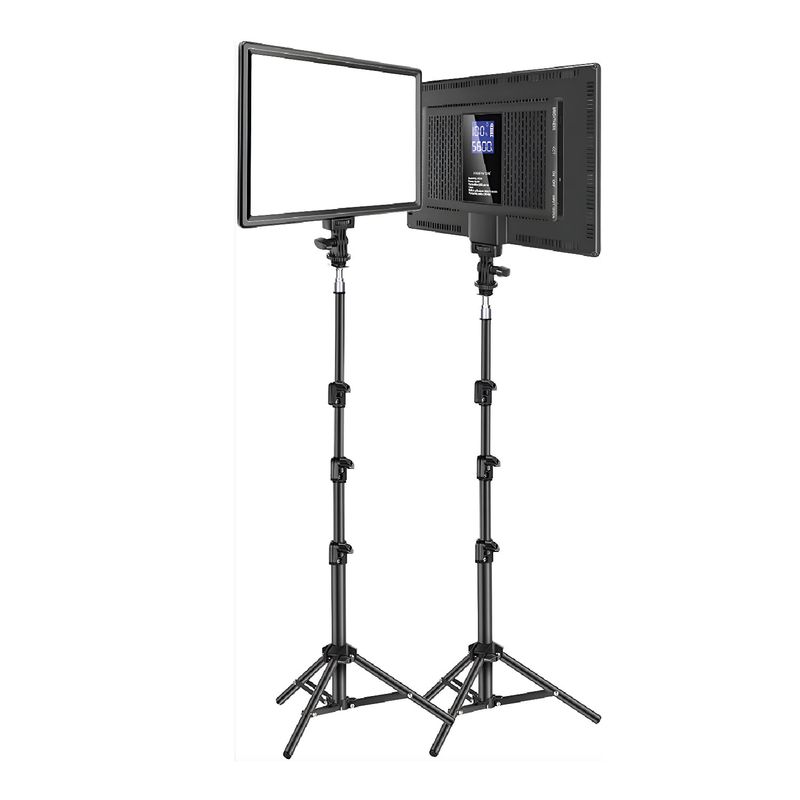 Kit-de-Iluminacion-Neewer-NL-192AI-con-Paneles-LED-y-Parantes_3