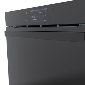 Horno empotrable S-Collection Pure Black 75L con AirFryer, MeatMaster, WiFi TUYA y panel TFT táctil full touch