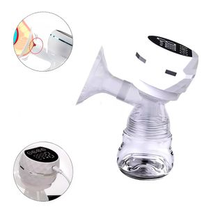 Extractor de leche materna eléctrico portátil, modos masaje y succión, 9 niveles de intensidad, silencioso, libre de BPA, blanco