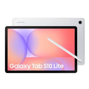 Tablet Samsung Galaxy Tab S10 Lite 10.9" 128GB, 6GB RAM, cámara principal 8MP, frontal 5MP, Exynos 1380, 8000 mAh, grabación UHD 8K, silver