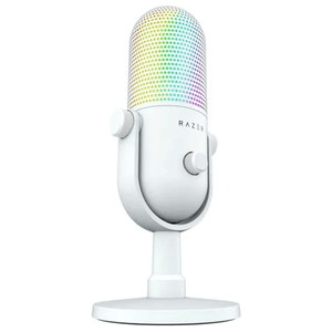 Micrófono Razer Seiren V3 Chroma, USB, supercardioide, condensador, blanco