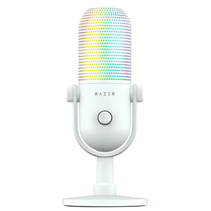Micrófono Razer Seiren V3 Chroma, USB, supercardioide, condensador, blanco