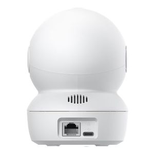 Cámara de seguridad WiFi Ezviz H6C 2MP 1080p para interiores, visión panorámica 360°, detección de ruidos, visión nocturna hasta 10 m, blanco