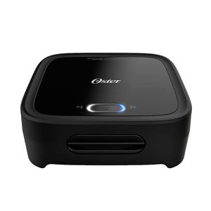 Sandwichera Oster CKSTSM400, 750W, diseño compacto, indicador LED, negro