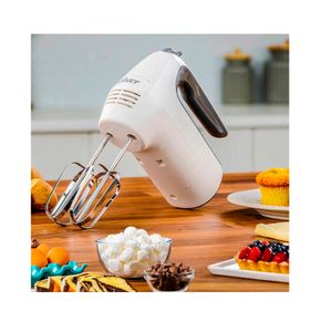Batidora de mano Oster FPSTH3532, 6 velocidades, motor potente, aspas de acero inoxidable, blanco