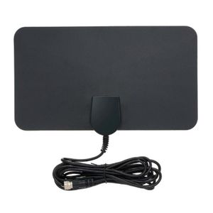 Antena plana Greentek resolución Full HD, conector F, Señales de TV digital y señales analógicas