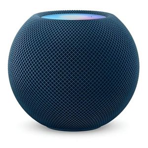 Parlante inteligente Apple HomePod mini sonido 360°, chip S5, control por voz Siri, azul