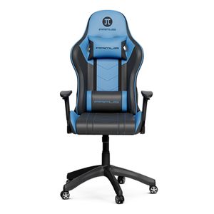Silla gamer Primus 100T PCH-103BL, máximo 120 kilos, inclinación 135°, azul