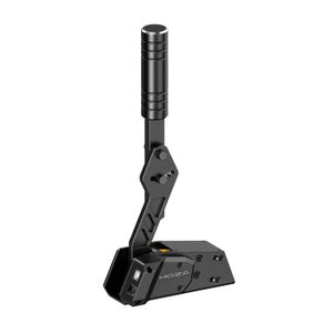 Freno de mano Moza HBP, aluminio aeronáutico, sensor 16 bits, recorrido ajustable, modo dual, conexión USB para PC, negro