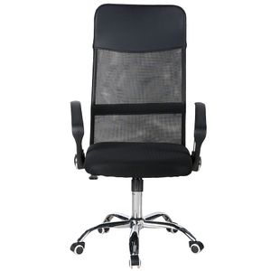 Silla Komsum Milan, ejecutiva y ergonómica, reclinable 90–120°, base metálica, altura ajustable, negro
