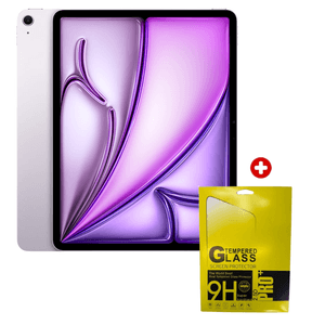iPad Air 11" con chip M3 pantalla Liquid Retina 256GB, cámara principal 12MP, frontal 12MP, purple + Mica de vidrio