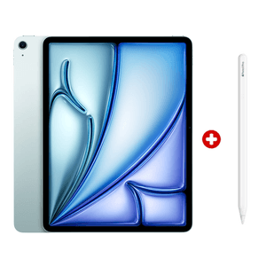iPad Air 11" con chip M3 8GB RAM 128GB, cámara principal 12MP, frontal 12MP, Blue + Pencil Pro