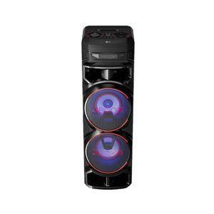 Parlante de torre bluetooth LG XBOOM RNC9 con micrófono, Super Bass Boost, DJ Pad, Karaoke y luces multicolor