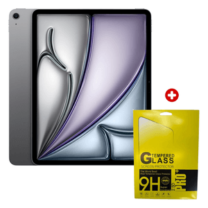 iPad Air 11" con chip M3 pantalla Liquid Retina 128GB, cámara principal 12MP, frontal 12MP, Space Gray + Mica de vidrio