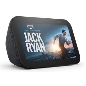 Pantalla inteligente Amazon Echo Show 5 3ra gen, 5.5", control de voz, Alexa, control táctil, cámara 2MP, obturador, negro