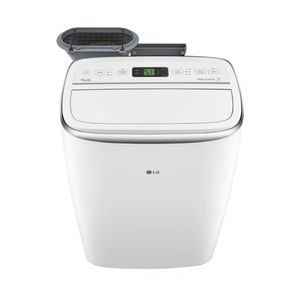 Aire acondicionado portátil LG Dual Inverter 14,000 BTU, frío solo, motor BLDC, control WiFi y voz, blanco