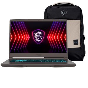 Laptop Msi Thin15 B13ve 15.6”, Intel Core i7, 512GB, 16B RAM, GeForce RTX™ 4050 6GB, Win11 home, teclado español + Mochila