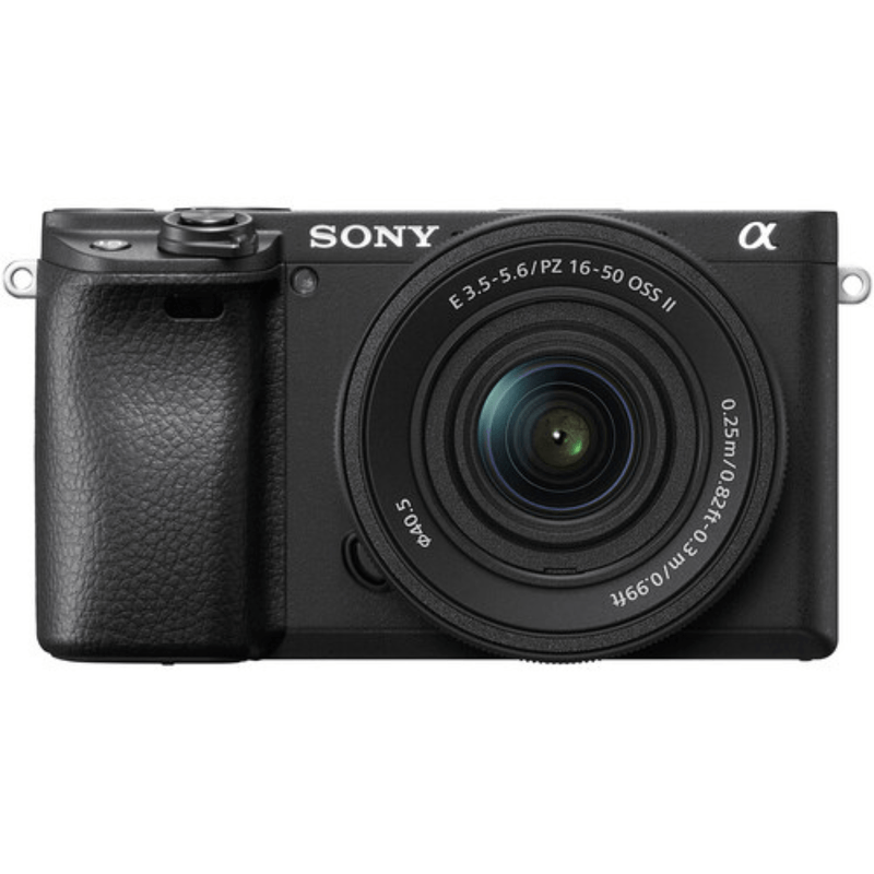 Cámara Sony Alpha a6400 Mirrorless 24.2MP + lente 16-50mm II + kit Básico con memoria 64GB y estuche premium