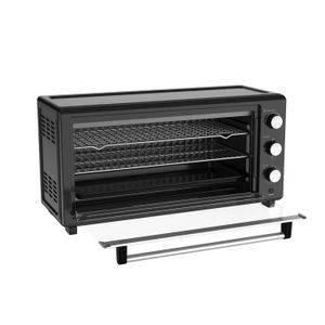 Horno eléctrico Imaco Double Cake 35L HEB35DC 1500W, función para pasteles y revestimiento antiadherente, negro