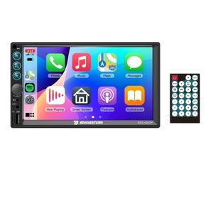 Autoradio Brax&Stern con Carplay Mirrorlink BT USB 7 + Cámara BXS-400, negro