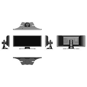 Pantalla de navegación Aiwa AW-10PND 10.25" HD, Android Auto y CarPlay, cámara de reversa y parlantes integrados, negro