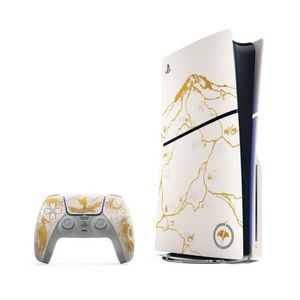 Consola Sony PlayStation 5 Slim edición limitada Ghost of Yotei Gold, con lector de disco, dorado