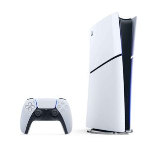 Consola Sony PlayStation 5 Slim edición digital + Astro Bot y Gran Turismo 7 incluidos, SSD ultrarrápido