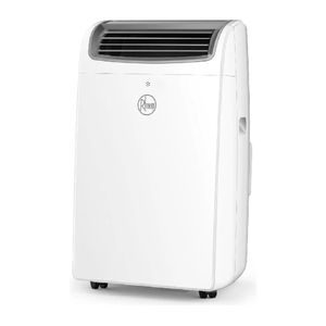 Aire acondicionado portátil Rheem 12000 BTU, frío solo con limpieza automática y temporizador 25 m², blanco