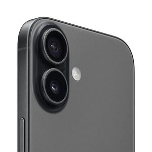 iPhone 17 eSIM 5G 256GB, 6.3", cámara principal 48MP + 48MP, cámara frontal 18MP, negro