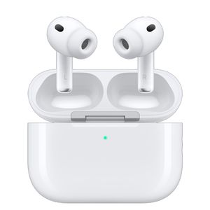 AirPods Pro 3 cancelación de ruido, traducción en vivo, resistente al agua IP57, duración máx. 30 horas con estuche de carga, bluetooth 5.3, blanco