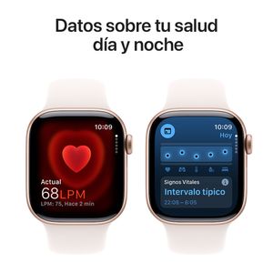 Apple Watch Serie 10 42mm/OLED GPS, resistente al agua hasta 50 m, batería hasta 36 horas, memoria 64GB, oro rosa