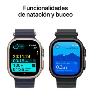 Apple Watch Ultra 2 49mm/OLED GPS + Cellular, resistente al agua hasta 100 m, batería hasta 36 horas, memoria 64GB, negro