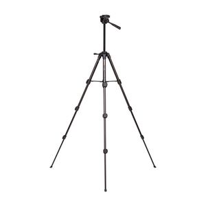 Trípode para cámara fotográfica Benro T880EX, altura de 46 cm - 145 cm, cabezal giratorio 360°, aluminio, carga máx. 2 kg, negro
