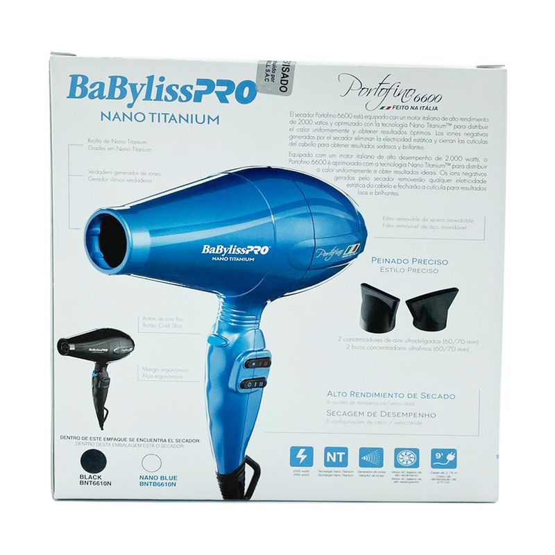 Secador de Cabello Profesional 2000W Motor AC